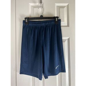 Nike Boys Dri Fit Navy Shorts Size Small 10/12